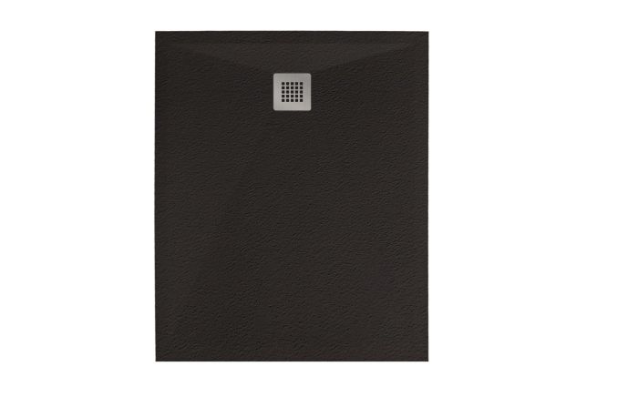 Cadita Dus Compozit Forma Negru 100x70 cm