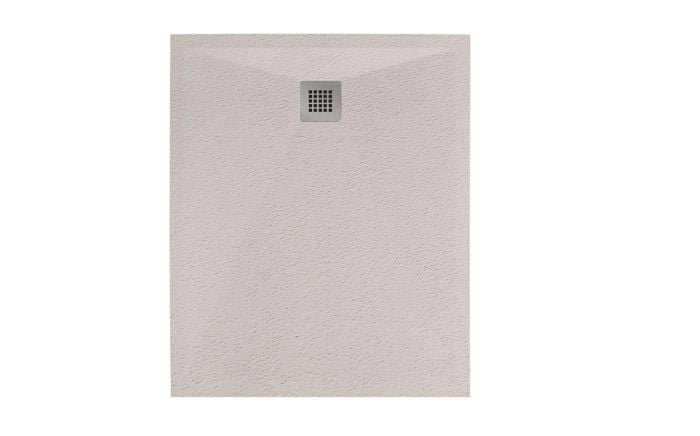Cadita Dus Compozit Forma Crem 100x80 cm
