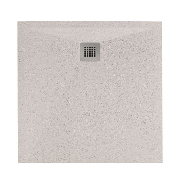 Cadita Dus Compozit Forma Crem 90x90 cm