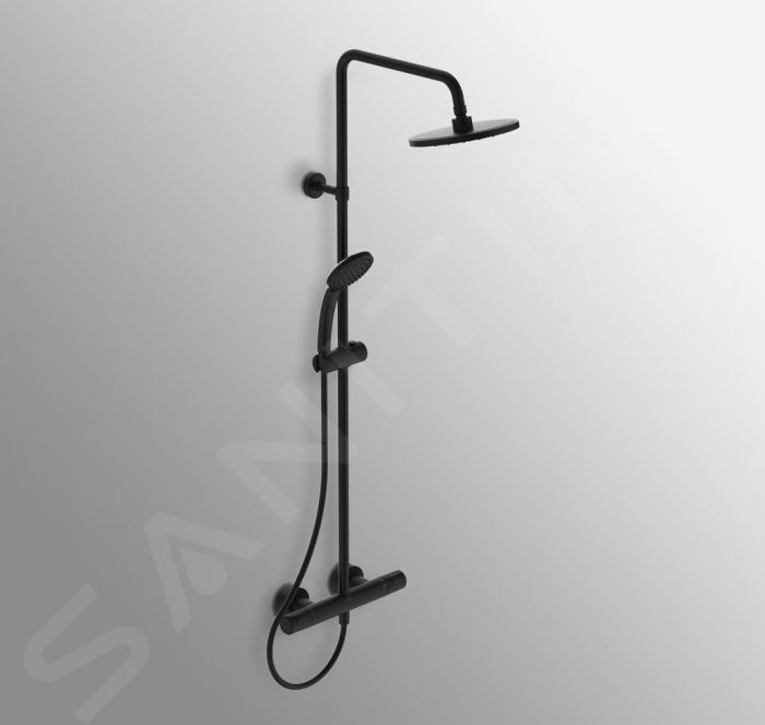 Coloana Dus cu Termostat Negru Ideal Standard Ceratherm T25