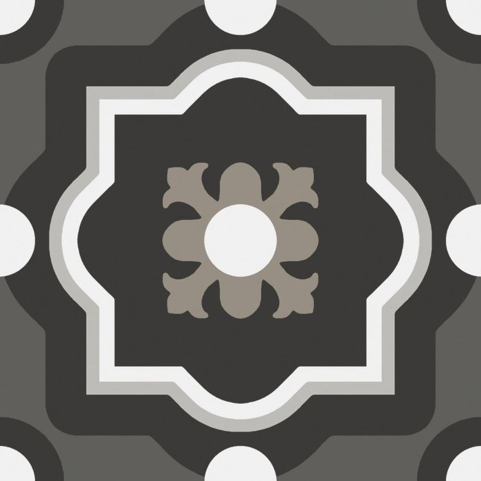 Gresie Patchwork B&W 04 20x20 cm 