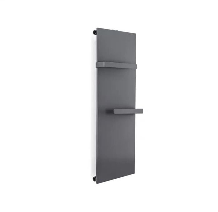 Radiator Panou cu Suport Prosop Negru Antracit 1220x452 mm