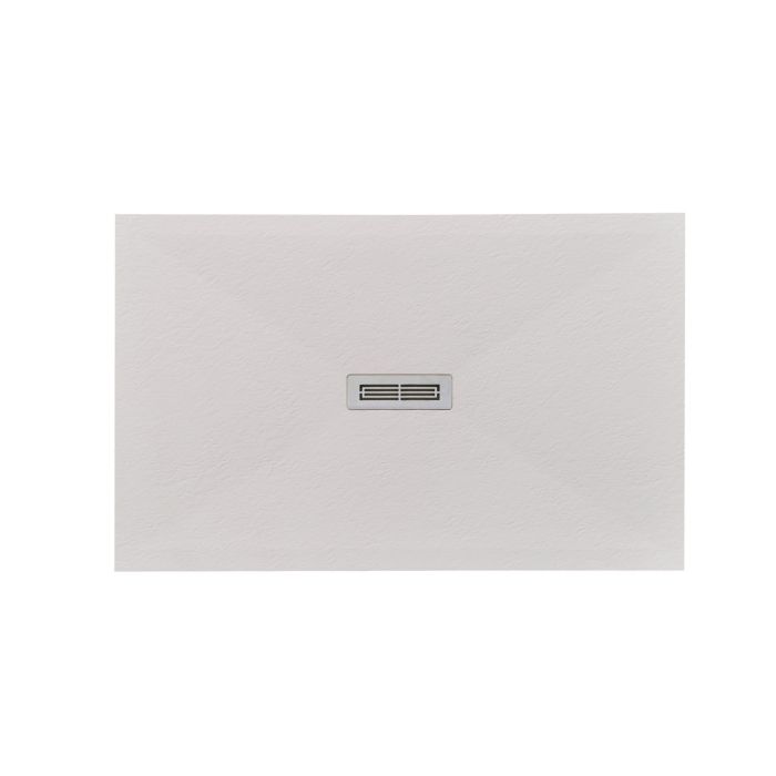 Cadita Dus Compozit Quadra Crem 80x120 cm