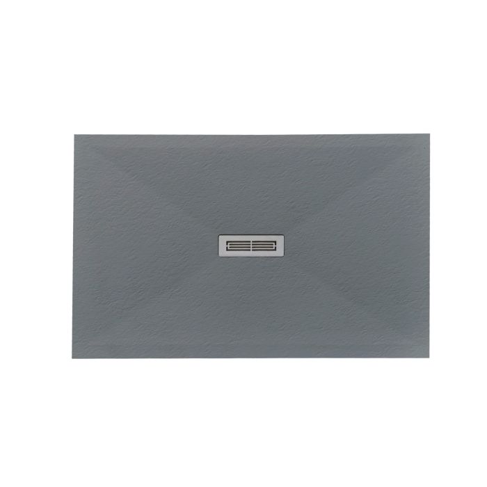 Cadita Dus Compozit Quadra Gri 80x120 cm