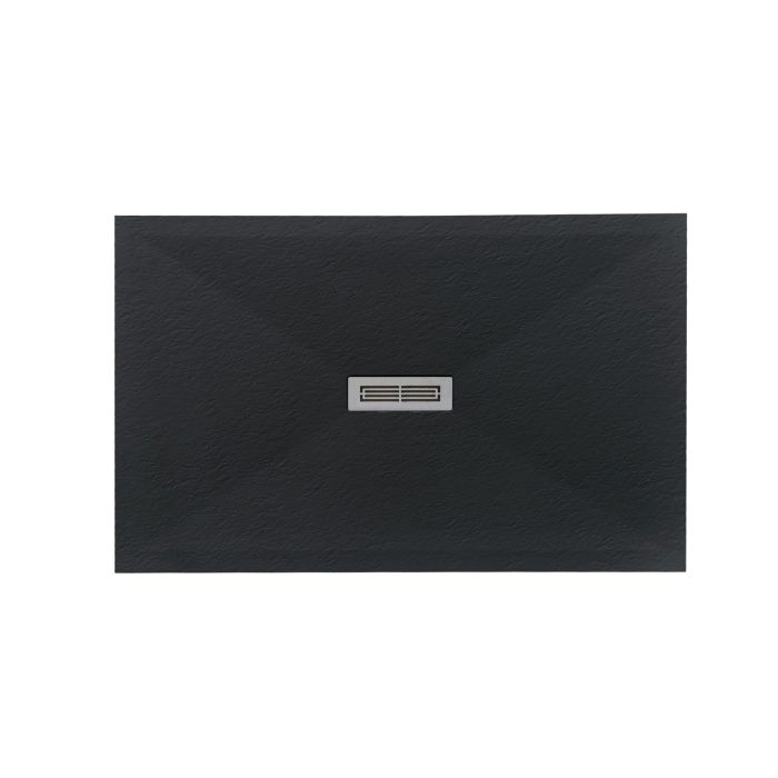 Cadita Dus Compozit Quadra Negru 80x120 cm