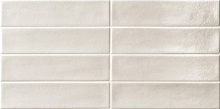 Gresie Portelanata Brick Faetano Ghiaciolli Panna Lucios 6x25cm -placi individuale