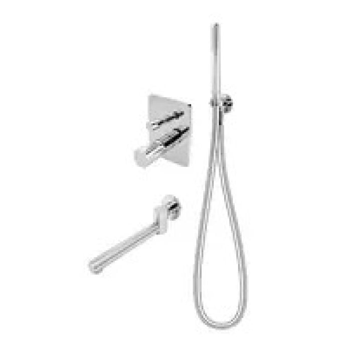 Sistem Dus 5 in 1 FDesign Meandro Crom Lucios