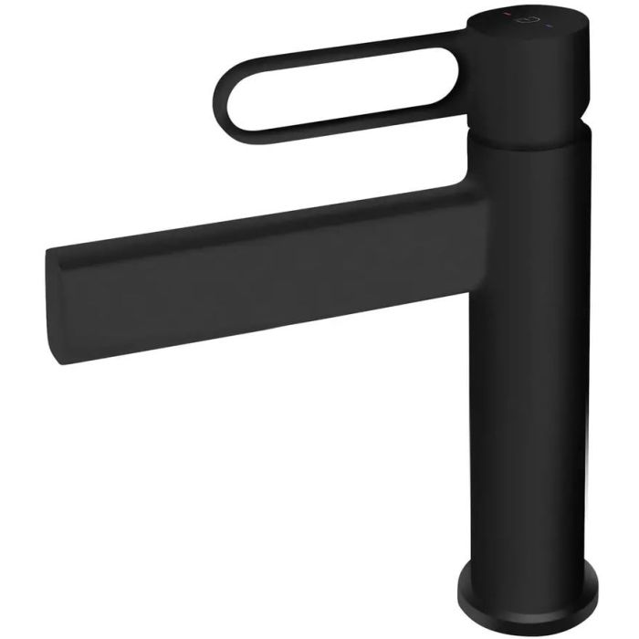 Baterie Stativa Lavoar Zaffiro Negru Mat
