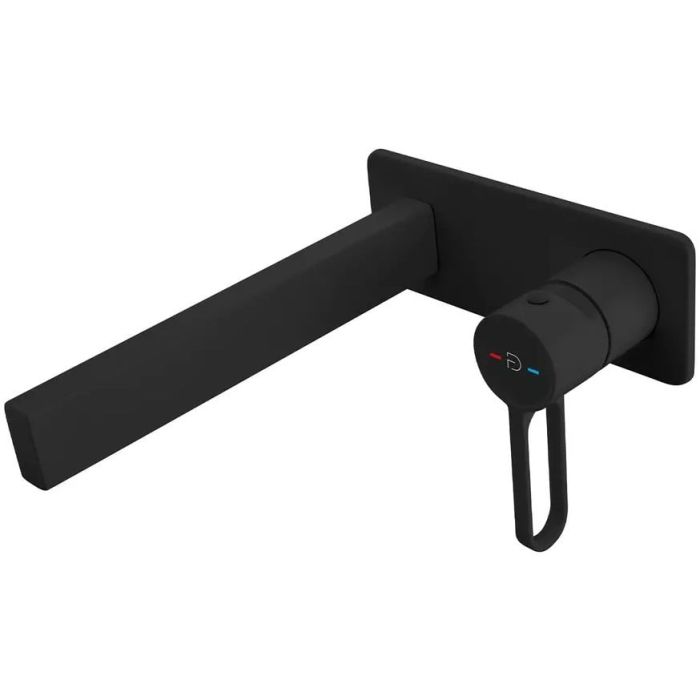 Baterie Incastrata Lavoar Zaffiro Negru Mat