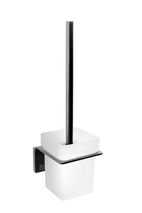 Perie Wc FDesign Piazza Negru Mat