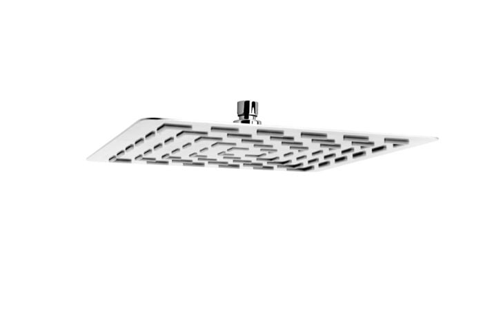 Cap de Dus Slim Patrat 300x300 Mm, 1/2'', Metal, Finisaj Oglinda FDesign Inula Crom Lucios