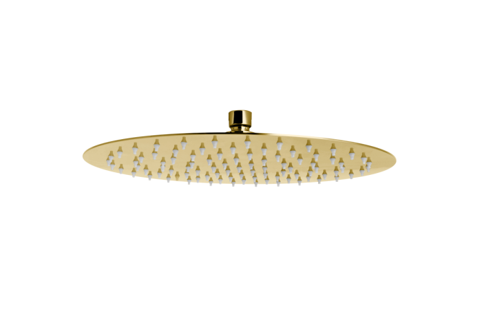 Cap de Dus Slim Rotund FDesign Inula Auriu Lucios