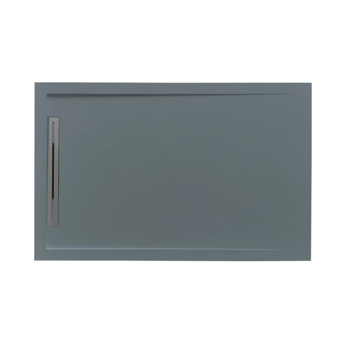 Cadita Dus Compozit cu Rigola Unika Gri 90x120 cm