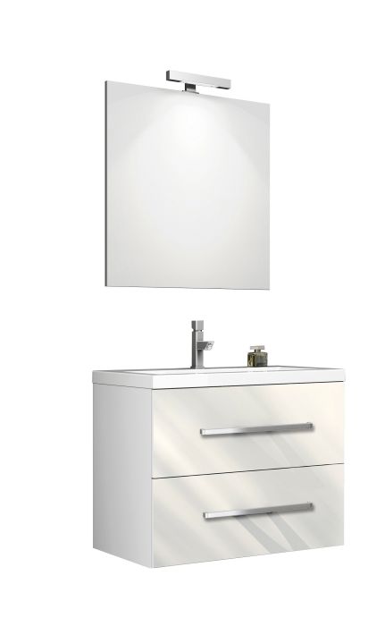 Set Complet Mobilier Baie Giudi Bianco L60 cm