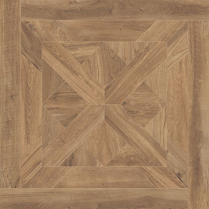 Gresie Imitatie Parchet Essence Cassettone Castagno 90x90 cm – placă