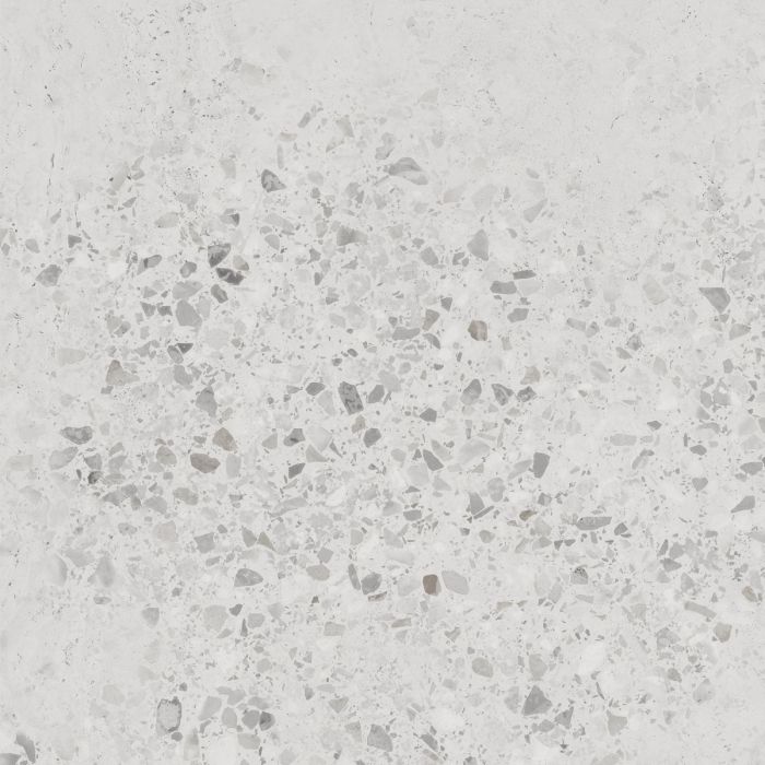 Gresie Terrazzo Blend Pebble Silver Mat 60x60 cm – placă