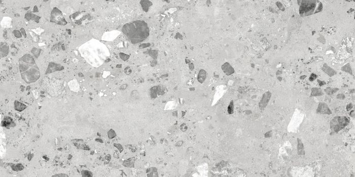 Gresie Terrazzo Blend Stone Silver Mat 60x120 cm – placă