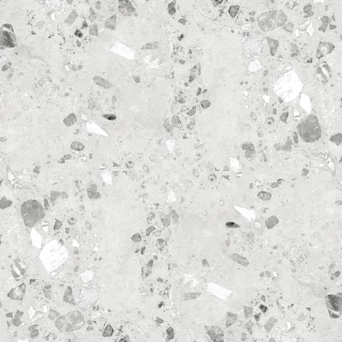 Gresie Terrazzo Blend Stone White Mat 120x120 cm – placă