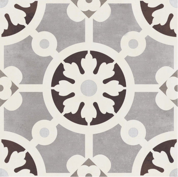 Gresie Decorata Paris Bercy Marrone 20x20 cm
