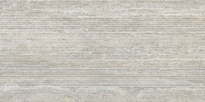 Faianta I Travertini Grigio Vein Cut Ribbed 60x120 cm