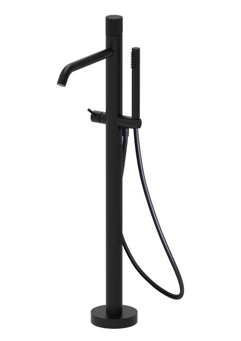 Baterie Cada Dus Freestanding Paffoni Jo Negru