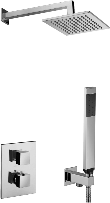 Set Dus Complet Incastrat Paffoni Level Crom