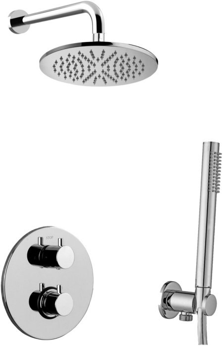Set Complet Dus Incastrat Paffoni Crom