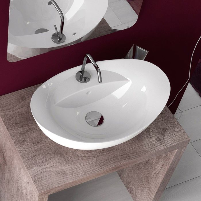Lavoar Ceramica Oval LAV22 58x39 cm