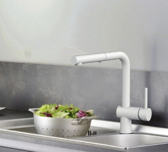 Robinet Lavoar Bucatarie Paffoni Light Finisaj Alb