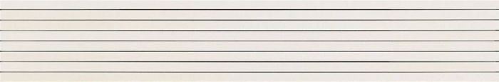 Mozaic Listello Tratto Nuances Bianco 20x120 cm