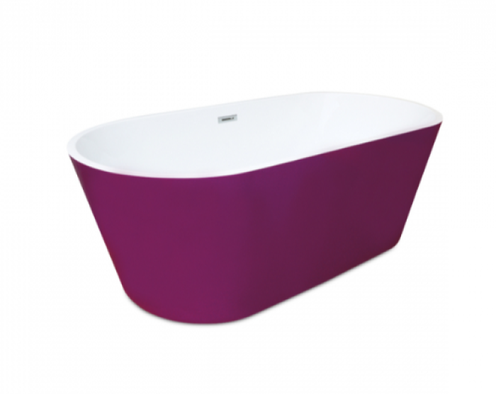 Cada Freestanding Lylly Purple 170x79,5 cm