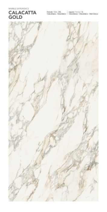 Gresie Calacatta Gold Lucios 160x320x0,6 cm - Imagine 7