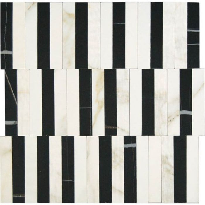 Mozaic pe plasa Calacatta Gold Stripe 27.2x29 cm - Imagine 3