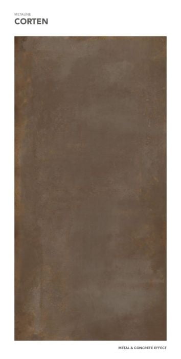 Gresie Metaline Corten Mat 120x280x0,6 cm