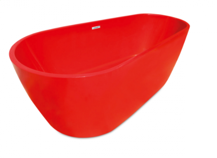 Cada Freestanding Milla Red 170x81 cm