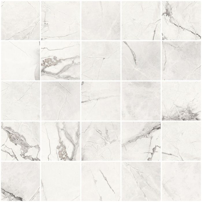 Gresie Mozaic Spyder White 30x30 cm