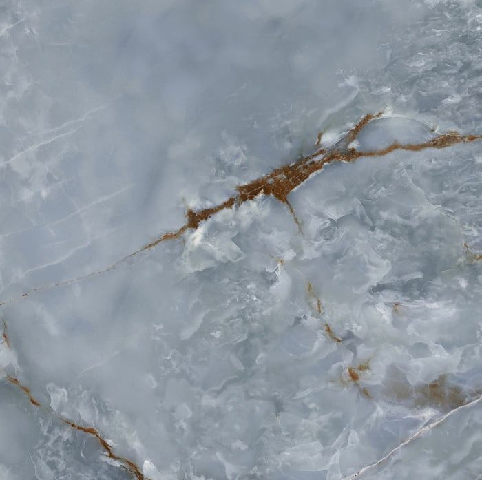 Gresie Portelanata HPM 02 Onice Azzurro Lucios 120x120 cm