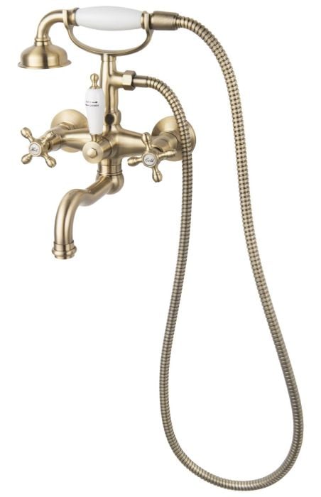 Baterie perete cada/dus FDesign Lacrima Bronz periat
