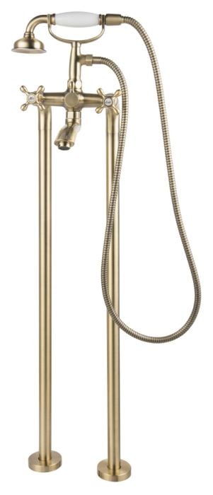 Baterie cada freestanding FDesign Lacrima Bronz Periat