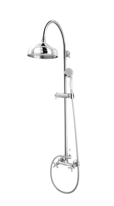 Coloana de dus cu baterie dus FDesign Lacrima Crom