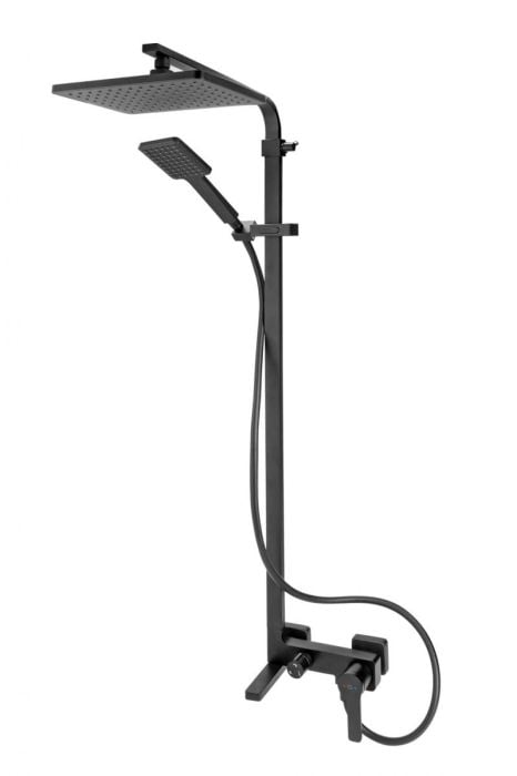 Coloana Dus cu Termostat Negru Mat  FDesign Origo