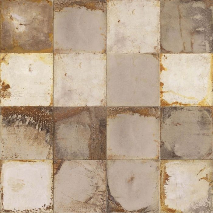 Gresie Decorata Play Oxide White 20x20 cm