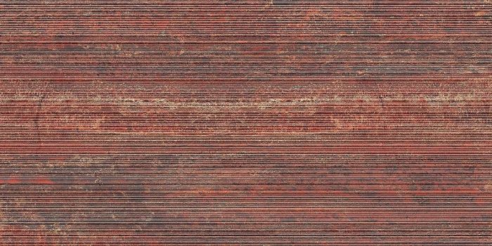 Faianta I Travertini Rosso Vein Cut Ribbed 60x120 cm
