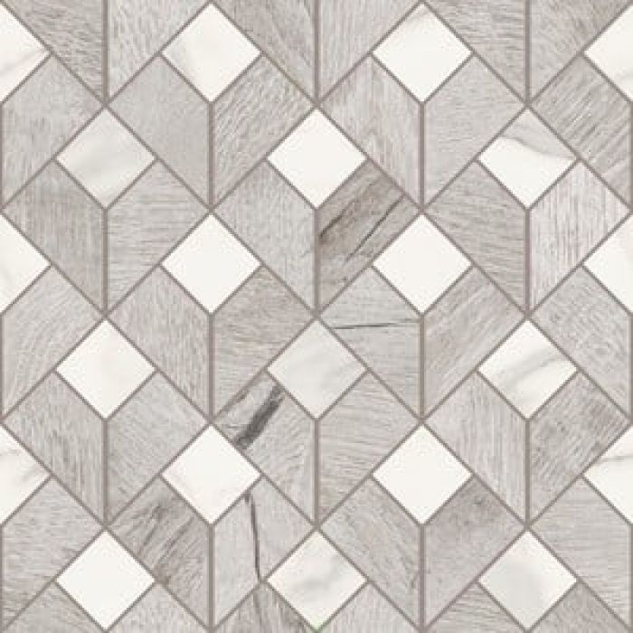 Gresie Timewood Flip Mosaic Grey 29x29 cm
