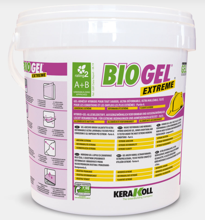 Gel Adeziv Kerakoll Biogel Extreme Hibrid 10 kg Galeata A+B