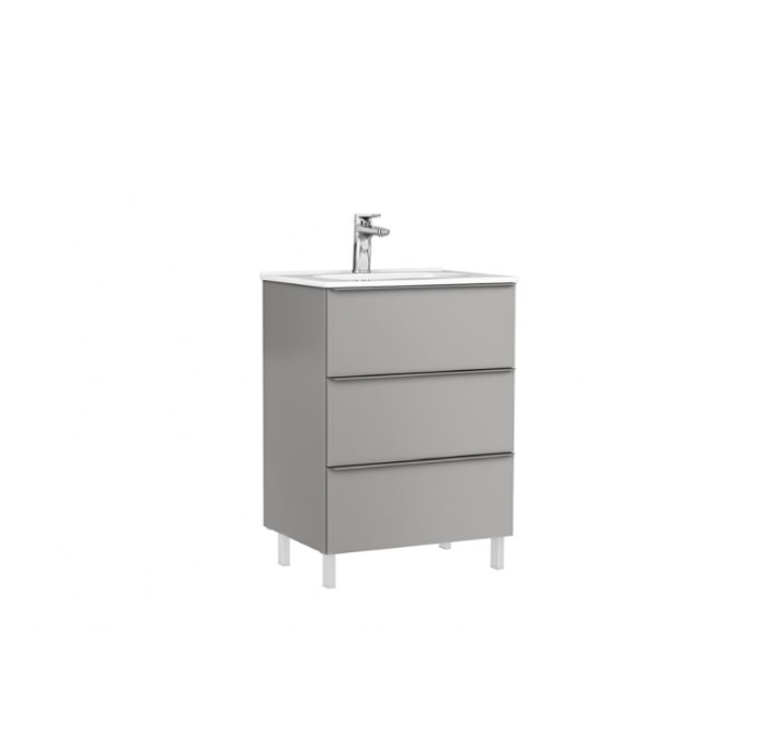 Mobilier Baie Pe Prdoseala Shona Cu 3 Sertare Galet Mat 60x46x85 cm 