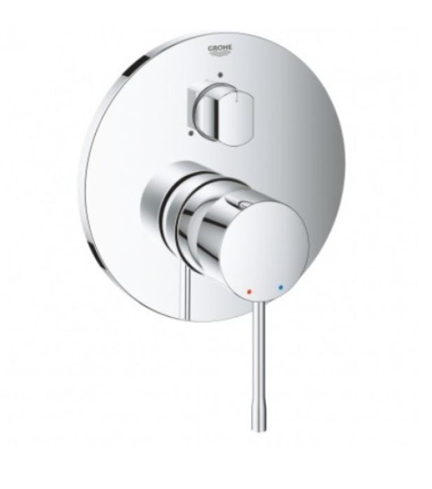 Baterie Incastrata Cada Dus Grohe Essence 3 iesiri Finisaj Crom