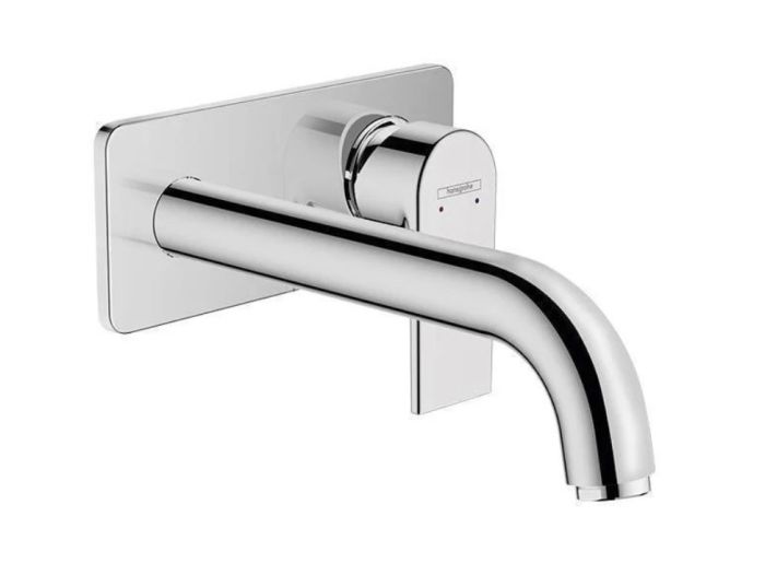 Baterie Lavoar Perete Hansgrohe Vernis Shape Finisaj Crom Pipa 205mm