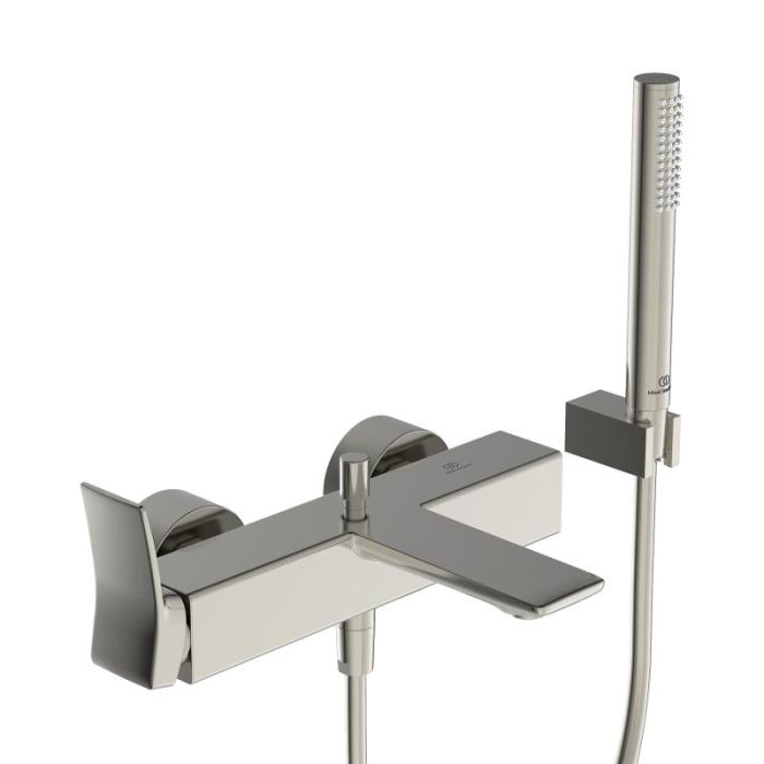 Set baterie cada cu accesorii Ideal Standard Atelier Conca Silver Storm