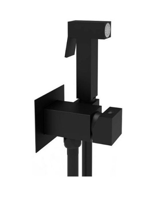 Set Dus Igienic Incastrat Paffoni Serie Kit Bidet Finisaj Negru 